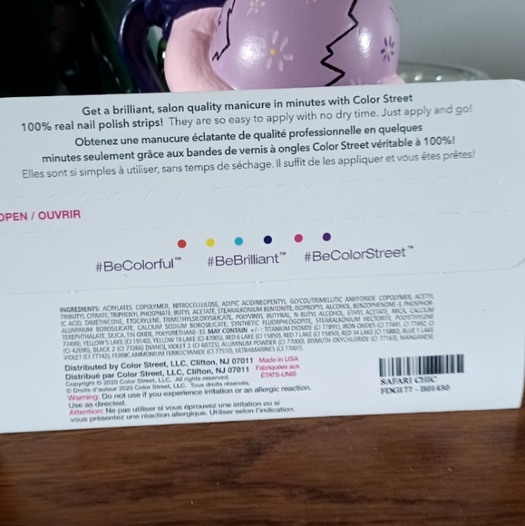 NWT Color Street Real Nail Polish Strips - Safari Chic - Picture 3 of 3